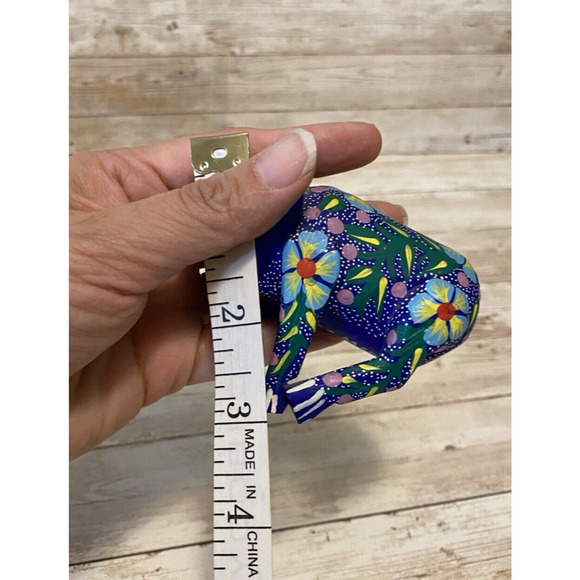 Pig Alebrije Oaxacan Wood Carving Handcrafted Mexican Folk Art Signed - Picture 6 of 7